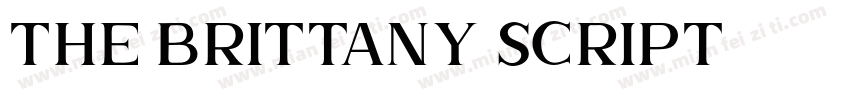 The Brittany Script字体转换